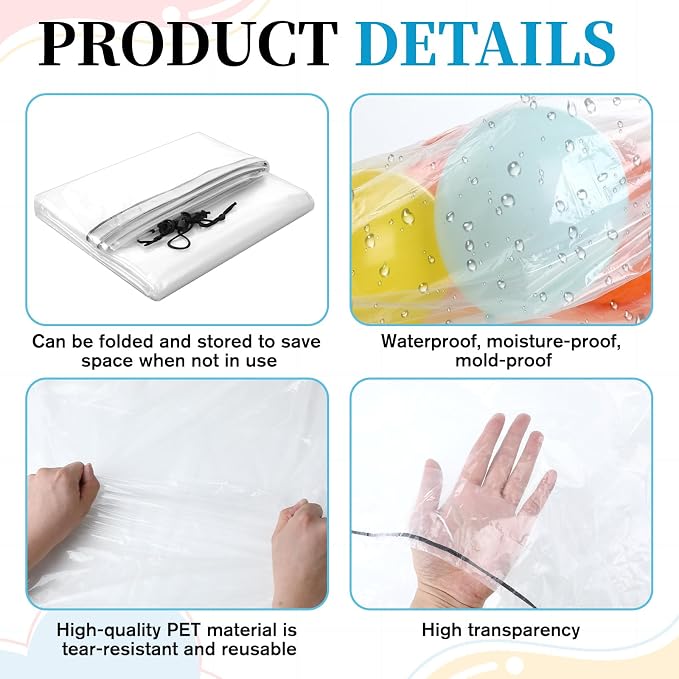6 PCS Balloon Bags, 2 Sizes Balloon Bags - Image 6