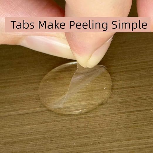 Clear Glue Dots Removable Sticky Tack, Waterproof Poster Putty Double Sided Dots - Image 3