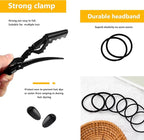 26PCS Hair Dye Coloring Kit, Professional Hair Bleach Kit, Hair Coloring Products, Gloves, Storage Bag, Rubber Band, Ear Cap, Mixing Spoon, Shawl, Clips, Brush, Bowl, Black