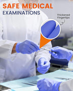 Amarynth 4 Mil Disposable Nitrile Exam Gloves, Powder Free, Strong Grip for Cleaning