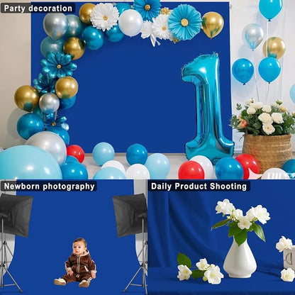 Royal Blue Photography Backdrop - Image 5