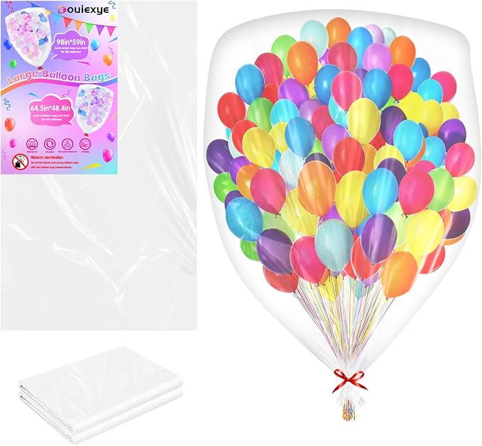 2Pcs 98 x 59 inch Large Balloon Bags by LooksForwardtoSeeingYou