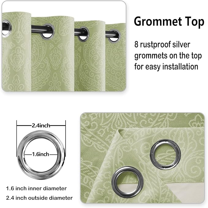 DWCN Ombre Curtains 84 inches Long - Image 4