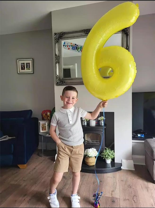 Yellow 4 Balloon - Image 3