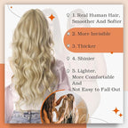 Full Shine Highlight Blonde Tape in Hair Extensions Color 16P22 Tape in Extensions Human Hair 18Inch Double Sided Extension Invisible Skin Weft 100G 40Pcs Soft Straight for Women