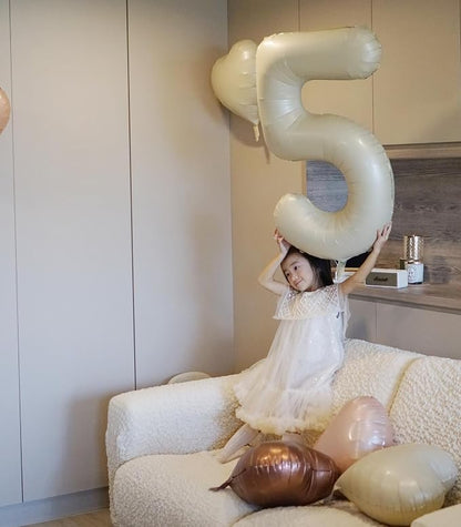 Cream 5 Balloon - Image 8