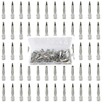 HiJeaton 60Pcs Duck Bill Hair Clips Metal Styling Hair Clips, Alligator Curl Clips, Single Prong Hair Clip for Thick Hair Sectioning, Salon, Bows DIY (Small)