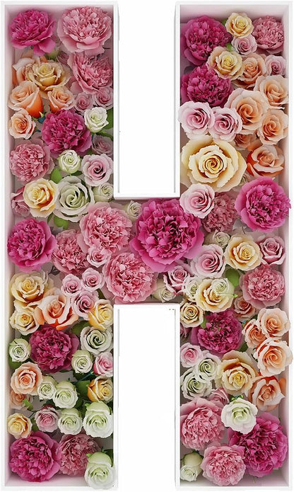 2FT Letter H Mosaic Balloon Frame Letter DIY Fillable Letters Kit by JW+Passion+-+Premium+Quality%2C+Made+With+Passion