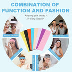 8 Pcs Headbands for Women's Hair, Fashion Hair Bands for Women Soft Elastic Ladies Headband Yoga Gym Hair Accessories