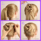 Teenitor 300pcs Hair Pins Bobby Pins Black, 100 Black Bobby Pins 2" 2.75"100 Hair Pins for Women and 100 Clear Hair Bands Kit, U Pins for Buns 2" 2.36"