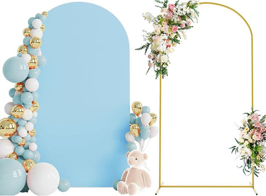 7.2FT Arch Backdrop Stand and Cover Set, Arch by Wokceer