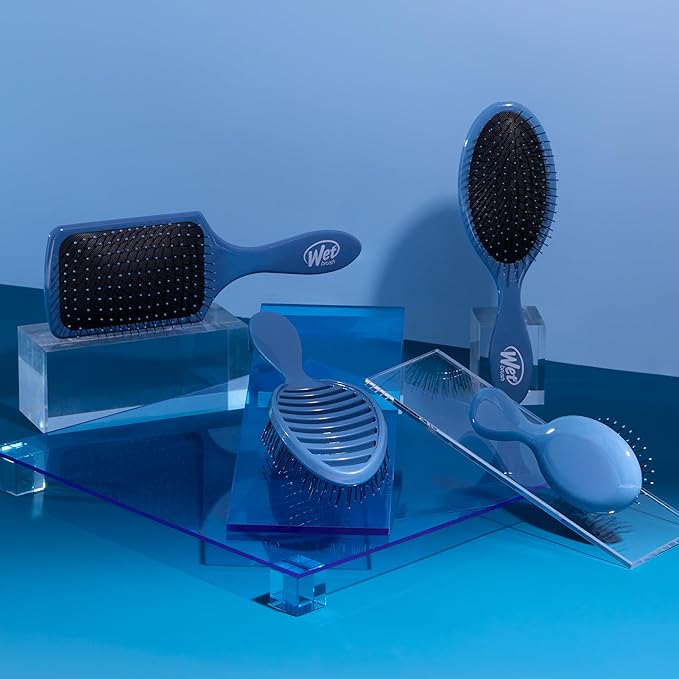 Wet Brush Original Detangler Hair Brush, Elemental Blue, Ultra-Soft IntelliFlex Bristles, Detangling Bristles Glide Through Tangles (Wet Dry & Damaged Hair), Women & Men