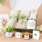Get Well Soon Care Package for Women, Unique Birthday Gifts for Women, Thank You, Get Well, Sympathy Gift Baskets Spa Gifts Inspirational Friendship After Surgery Gift Blanket, Box for Her Grandma