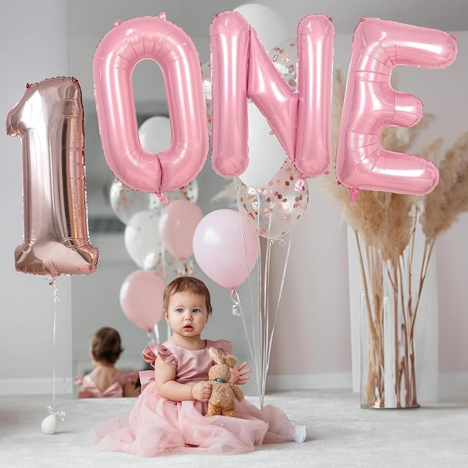 40 Inch Pastel Pink ONE Balloon - Image 4