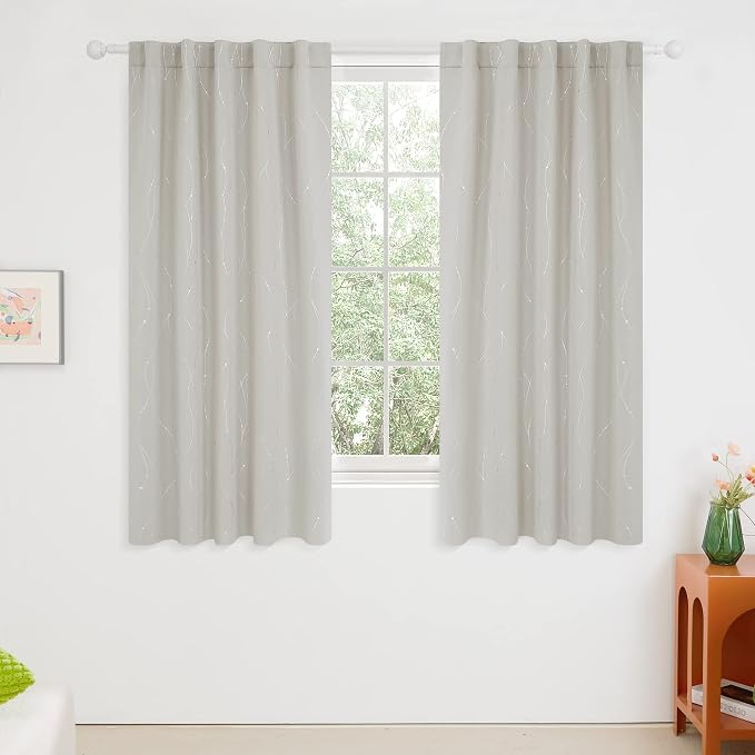 Deconovo Blackout Back Tab Curtains - Image 2