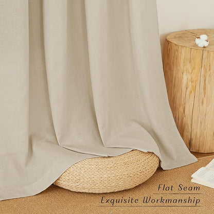 NICETOWN Thick Flax Linen Curtains - Image 6