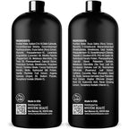 Rice Water Shampoo and Conditioner Set - Ultra-Nourishing Hair Care Set, Promotes Growth, Revitalizes Shine, and Shields from Damage - Infused with Essential Oils - 16 fl oz Each