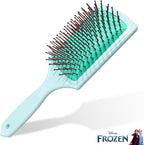 LUV HER Frozen Kids Hair Brush & Spa Headband Set for Girls - Features Elsa - Fun Grooming Kit for Detangling, Styling & Skincare - Soft & Stretchy, One Size, Ages 3+