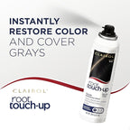 Clairol Root Touch-Up by Nice'n Easy Temporary Hair Coloring Spray, Black Hair Color, Pack of 2