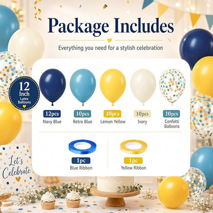 Blue and Yellow Balloons - Image 3
