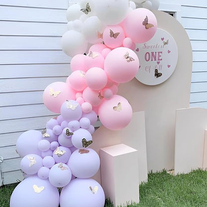 Voircoloria 110pcs Pastel Purple Light Purple Latex Party Balloons, 12inch | - Image 5