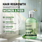 Rosemary Shampoo for Hair Growth: Thickening & Regrowth Shampoo with Tea Tree Oil Mint Biotin for Anti-Hair Loss & Thinning Hair for Women & Men - Strengthening Plant Formula, Sulfate Free