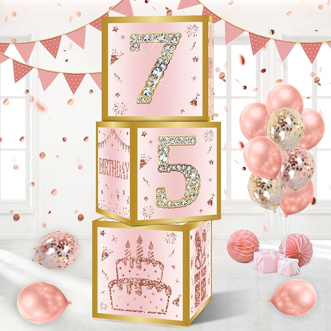 DataMoon 75th Birthday Decorations Boxes by DataMoon