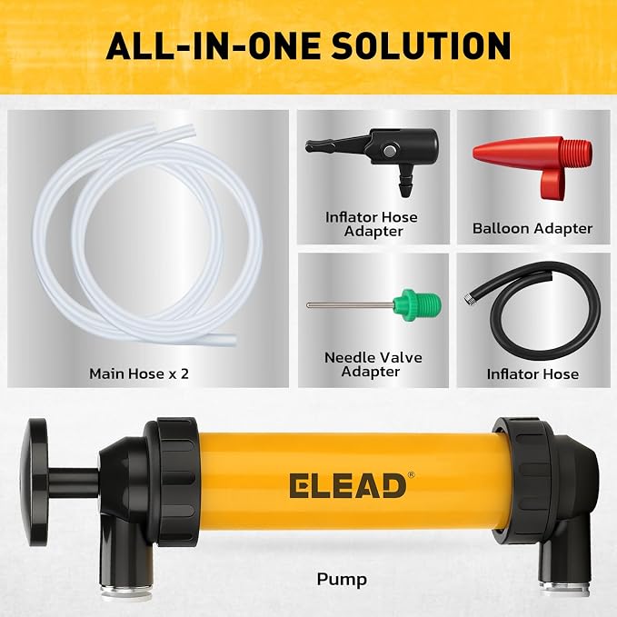 Gas Siphon Pump for Gasoline, Hand Siphon Pump, Gas Siphon Tool - Image 3