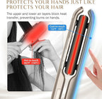 RUCHA 1 Inch Flat Iron Hair Straightener, 30S Fast Heating Ceramic Hair Straighteners for Women, Plasma Ions Hair Straightener and Curler Get Frizz-Free, Mini Hair Straighteners for Travel, Gold