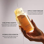 OUAI Detox Shampoo Refill - Clarifying Shampoo for Build Up, Dirt, Oil, Product and Hard Water - Apple Cider Vinegar & Keratin for Clean, Refreshed Hair - Sulfate-Free Hair Care (32 oz)