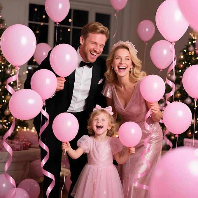 200pcs Light Pink Balloons 5 Inch, Small Mini Latex Balloons - Image 8