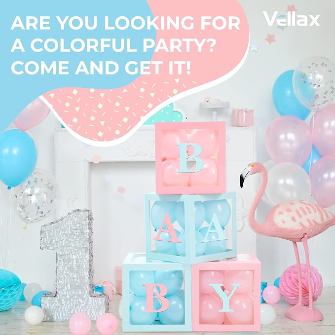 44-Piece Baby Shower Decorations - Image 9