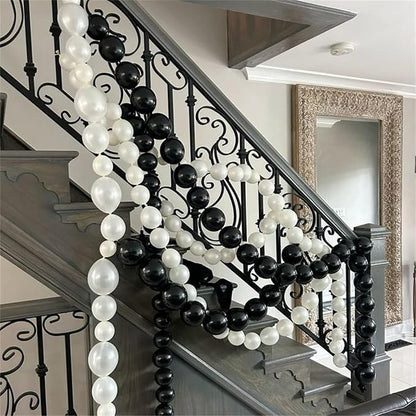 Pearl White Linking Balloons, Tails Balloon - Image 4