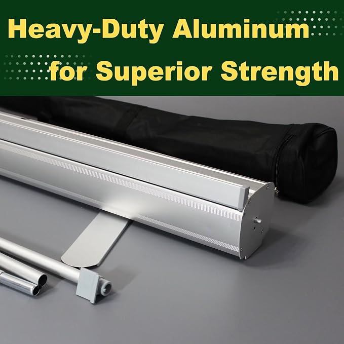TFEN-Made in USA-Custom Pop up Banner Aluminum Retractable Banner 47"x81" - Image 3