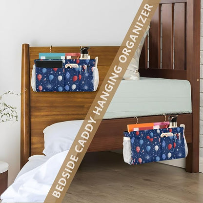 Bedside Caddy Hanging Bunk Bed Caddy Bed Organizer Hanging Pocket - Image 7