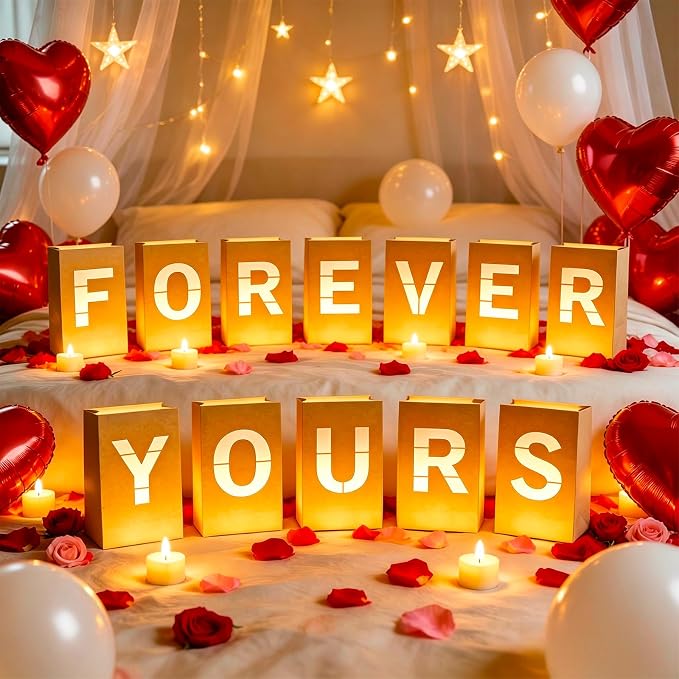 FOREVER YOURS Light Up Letters, - Image 2