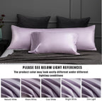TELUS Body Cooling Pillow Cases Cover, Bamboo Rayon Pillowcases with Zipper Closure, Cool and Breathable Pillow Cover for Hot Sleepers and Night Sweats, 20x54 inches, Purple