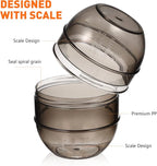 Lurrose Hair Dye Color Mixing Cup with Double Scale Hair Tint Shaker Mixer Bowl for Salon and Home Coloring