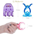 RC ROCHE ORNAMENT 12 Pcs Small Hair Clips for Women 1.3" Inch Thick or Thin Hair Jaw Clamps Secure Strong Hold No Slip, Medium Transparent Multicolor