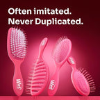 Wet Brush Original Detangler Hair Brush, Pink Frost - Ultra-Soft IntelliFlex Bristles - Detangling Brush Glides Through Tangles For All Hair Types (Wet Dry & Damaged Hair) - Women & Men (Pack of 2)
