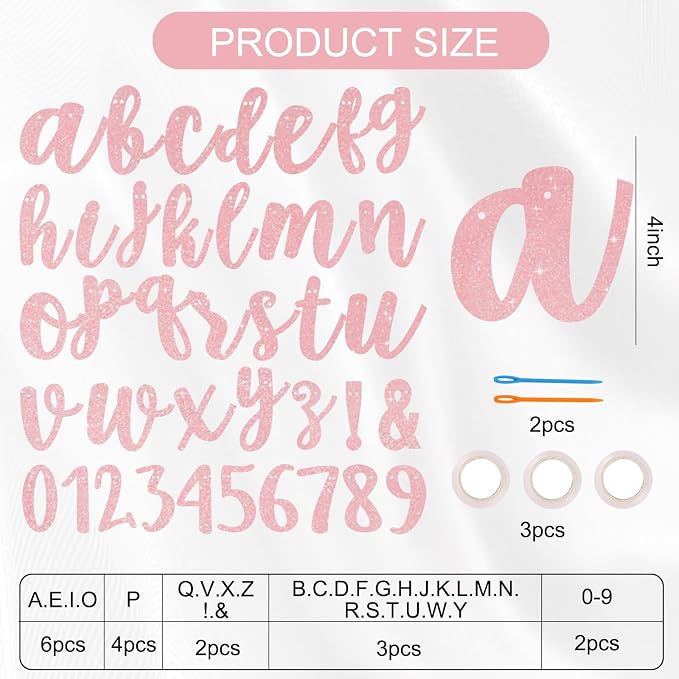 BEISHIDA 116 PCS A-Z DIY Letter Banner Kit Make Your Own Banner，Including 111 - Image 2