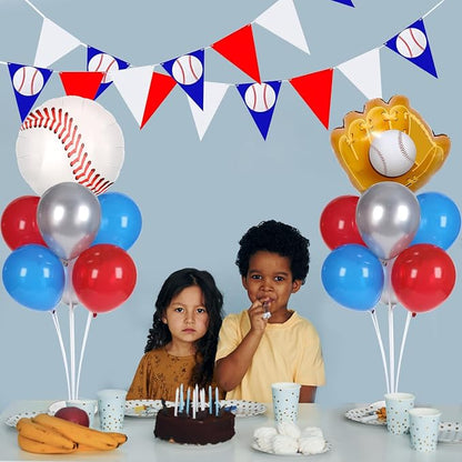 Baseball party Balloons Stand Kit 2 Sets - Image 6