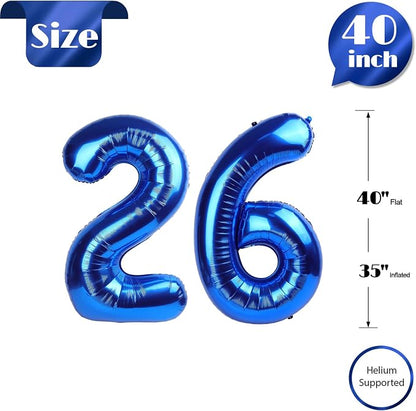 Navy Blue 26 Balloon - Image 5