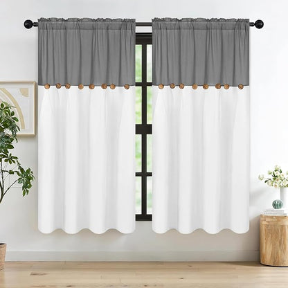 Farmhouse Cotton Linen Curtains - Image 2