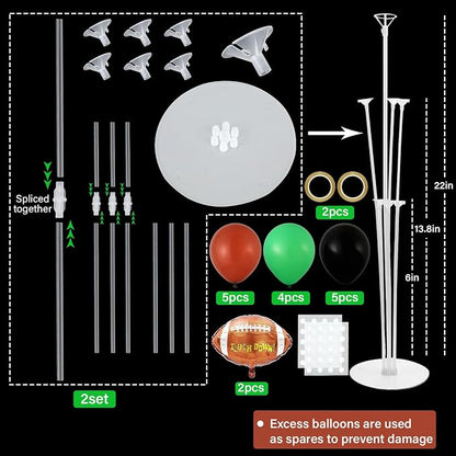 Football Party Balloons Stand Kit 2 Sets - Image 2