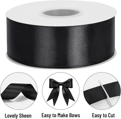 KINGLAKE Black Satin Ribbon - Image 3