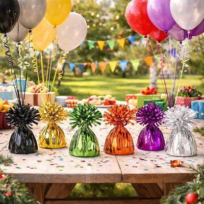 ROYALHOUSE Metallic Wrapped Balloon Weights - Image 5