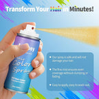 Halloween Hair Spray,Temporary Hair Color Spray for Women Kids Men,Washable Hairspray,Colored Hair Spray,Color Hairspray for Halloween,Party,Cosplay,Christmas Day (03#Gold)