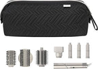 Leudes Hair Tools Travel Bag for Shark Flexstyle Carrying Case Portable Shark Hair Air Wrap Dryer Case Waterproof Dustproof Flat Curling Iron Travel Organizer (Black)