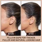 VOLLUCK Root Touch up Powder, Instant Hairline Powder for Thinning Areas and Gray Hair Coverage, Natural and Non-greasy Root Cover up for Women and Men (Medium Brown, 0.35 Ounce)